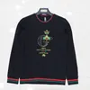 Men's Hoodies & Sweatshirts Male Sequin Embroidery Long Sleeve Trend Top Heavy Craft Casual Autumn Winter Fashion Pullover