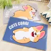 Tapis Tapis créatifs Tapis Flanelle Paillasson Sol drôle Mignon Dessin animé Chien Paillasson Bain Absorbant Tapis antidérapants Coussin de Pied décor à la MaisonTapis