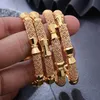 Bangle Small 4Pcs/lot Dubai Gold Bangles For Women Girls Braccialetto etiope JewelryBangle