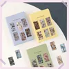 Carta da regalo 50pcs Ins Adesivi per appunti appiccicosi estetici per album da disegno Adesivo motivazionale per laptop Forniture artigianali vintage Scrapbooking