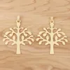 Colliers de pendentif Pieces Grands Tree Magold Charms Pendants pour collier Bijoux de fabrication Accessoires 98X77MMPENDANT