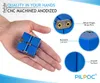 PILPOC theFube インフィニティ キューブ フィジェット デスク おもちゃ プレミアム品質のアルミニウム インフィニット マジック キューブ 専用ケース付き 丈夫でストレスと不安を軽減します xm