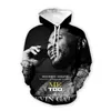 Moletons com capuz masculino Xinchenyuan masculino/feminino Kevin Gates estampado em 3D roupas da moda street hip hop moletom casual masculino Z59