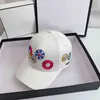 2022 새로운 패션 모든 계절 야구 모자 꽃 자수 digner 모자 자외선 차단제 casquette