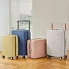 Suitcase Mixi Wide Handle Travel Luggage Case Rolling Spinner Wheels Hardside Pc Tsa Lock Inch Unisex J220707