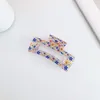 S2855 moda jóias bolinhas clipe de cabelo plástico floral para mulheres meninas bobby pin barrete traseira cabeça barrettes acessório de cabelo