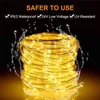 10M 20M 30M Indoor Outdoor Plug In String Light for Home Garden Decors LED Rope Lights with Timer 8 Modes Low Voltage Waterproof Y220428