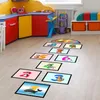 Cartoon digitale rooster kinderen spel vloer sticker wallpaper deur self -adhesive muur s voor kinderkamer huisdecor 220813