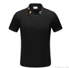 Camisetas de camisetas masculinas moda masculina camisetas masculinas póos de luxo camiseta de luxo bordados camisetas tees medusa algodão padrão de cobra pólo-camisa de colarinho pólo 28b8 16tb