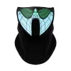 Stock Wire Led Lumineux Clignotant Visage Masque Party s Light Up Dance Halloween Cos Pâques Rave Costume