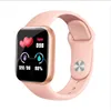 Braccialetti intelligenti D20s Orologio Uomo Donna Y68 Fitness Tracker Cinturino sportivo Cardiofrequenzimetro Braccialetto intelligente per pressione sanguigna per Android IOS