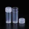 5ml Klarer Kunststoff Probe Flaschenvolumen Leeres Glas Kosmetische Behälter Kleine Lagerung enthalten Flasche Küchenzubehör