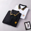 2022ss Designer Polo Uomo Luxury Polo Casual Mens T Shirt Snake Bee Lettera Stampa Ricamo Moda High Street Man Tee08