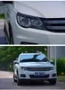 Car Styling For VW Tiguan 2007-2012 LED Headlight DRL Fog Lamp Turn Signal Light Low And High Beam Angel Eyes Projector Lens