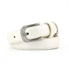 Ceintures Dernière Femme Fine Ceinture En Cuir Pour Femmes Taille 2022 Designer Pin Métal Argent Ceinture Jeans DressBelts Emel22