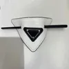 Luxury Designer Letter Hair Clip Girl Triangle Barrettes With Fashion Hair Accessories Temperament Retro Women Headwear 2 Color