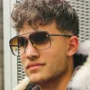 Mode Cool hommes conduite été Style dégradé marron lunettes de soleil Vintage pilote lunettes de soleil Punk 220629