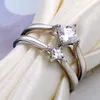 Anéis de casamento zhouyang noivado casal anel para mulheres acessórios simples de zircão masculino jóia por atacado Gift KBR027 WYNN22