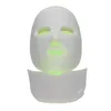 Masque de beauté LED pour le visage Élimination des rides Dispositif électrique PDT Photon Rajeunissement de la peau Bouclier de beauté Traitement du cou et du visage en 2 parties