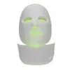 Korea 7 Colors Led Photon Light Therapy Skin Mask Beauty Photo Light Wrinkle Acne Removal Sheild met nekbehandeling