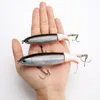 1 pc's 10 cm/11 cm/14 cm bovenwater vissen lokt whopper Popper kunstmatig aas harde plopper zacht roterende staart vissen tackle