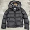 Homens para baixo jaqueta puffer náilon com capuz destacável manga colete designer masculino quente outwear bolso lateral downs coat237k