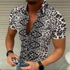 Camisas casuais camisetas havaianas de manga curta designer de verão Top Top Hawaii Blouse Size Blouse Shirt Fashion Man