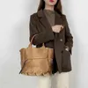 Fashion Bucket Tote Handbags Cotton Feather Down Square Messenger Multipockets Space Pad Bags 220607