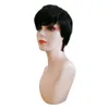 Short Pixie Cut None lace front Human Hair Wigs For Black Women 150% Glueless Machine Made Wig