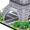 3585pcs World Architecture Model Bloków budulcowych Paris Eiffel Tower Diamond Micro Construct