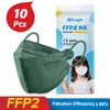 Masque pour enfants KF94 en forme de poisson bouche de poisson type 3D tridimensionnel respirant double soufflé à l'état fondu KN95 protection du visage