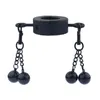 Nxy cockrings brinquedos sexuais para homens testículos de pênis scrotum scrot ball pingente Extreme bdsm cbt tortura de pau pesado anel erótico produto 220505