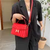 Goddess bag spring personalized embossed one shoulder portable small square Bag Fashion Net red XQZM