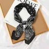 70 * 70cm Luxury Cashew Print Kvinnor Square Silk Neck Fashion Head Scarf Kerchief Elegant Foulard Bandana 2021