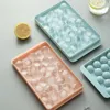 1PC Ice Cream Tools Plastic Cubes Maker Form For Ice Candy Cake Pudding Chocolate Molds Easy-Release Square Shape Cube Trays Moulds 384 D3