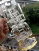 18 inch Geel Glas Water Bong Waterpijpen Honingraat Filters Recycler Olie Dab Rigs Pijp met 14mm vrouwelijke joint