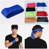 Bandana de bandana bandanas amarra homens para esportes de cabeça feminina banda de suor de cabelo banda suor de banda embrulhada maquiagem de tênis facebandanas