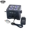 New lights RGBWAUV mini 4pcs disco uplight with battery wireless IRC remote control DMX par light