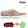 Tennis 1977 Scarpe firmate 2023 Moda di lusso Scarpe in tela di jeans per uomo Scarpe da ginnastica con piattaforma da donna Ebano Beige Low Slip On Lace Up Mocassini casual Sneakers