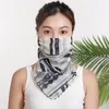 DHL Ship Women Face Mask Summer Silk Chiffon Clankerchief Outdoor Windproof Face Face Gupl-Probling Sunshade Masks بالجملة FY6129