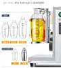 Equipamento de processamento de alimentos 110V 220V Boba Shaker Bubble Tea Double Cups Máquinas de leite com timer 750ml