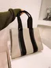 Top Women Handbags WOODY Tote Shopping Bag Handbag High Quality Canvas Fashion Linen Large Beach Bags Designer Travel Crossbody Shoulder Wallet Purses