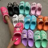 Nxy sandalen zomer dames strass vrouw dikke bodem tuin glijbanen huis niet-slip flip flop dame klompen schoenen platform gat slippers 0528