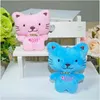 5 pcsparties Kawaii os de poisson et chats jouets en peluche pour enfants petit pendentif noël anniversaire mariage doux poupée cadeaux téléphone 9 cm J220729