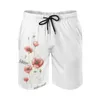 Pantaloncini da uomo Folklore Testi di fiori Spiaggia da uomo estetica con fodera in rete Pantaloni da surf Costume da bagno Folklore