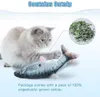 Electric Moving Fish Cat Toy Realistic Interactive Fish Cat Kicker Catnip Toys for Indoor Cats Pets Kitten