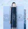 5A Lüks MSK163 Koyu Blue Reçine Klasik Tükenmez Kalem Sınırlı Sürümü (80 Günde Dünyada) Seri Numarası