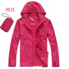 Fashion Casual Women and Mens Waterproof Hoodies Raincoat Jackets Black White Summer Face Outdoor Pink Green Coats SXXXL2028475
