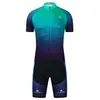 2024 Summer Blue Pro Cycling Jersey set oddychający drużyny wyścigowe zestawy rowerowe sportowe Męskie mtb krótkie ubrania rowerowe A21