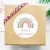 GARATOON Rainbow Adesivos personalizados Adesivo de arco -íris fofo para o aniversário de bebê Baby Chouper Decor Etiquetas Crianças Recompensas de Recompensa 220712